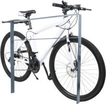 Fahrrad und Fahrradständer