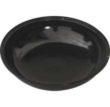 Schwarze Feuerschale aus Stahl