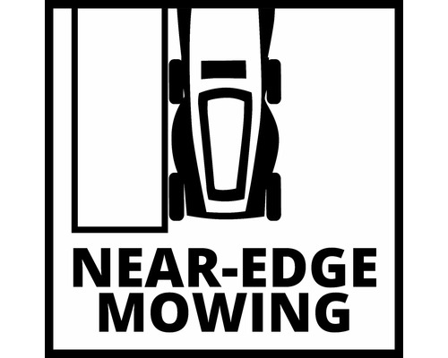 Symbol für randnahes Mähen