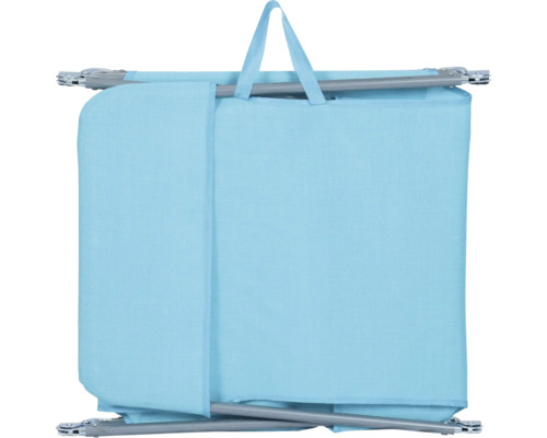 Zusammengeklappter Wäscheständer mit Stoffbezug