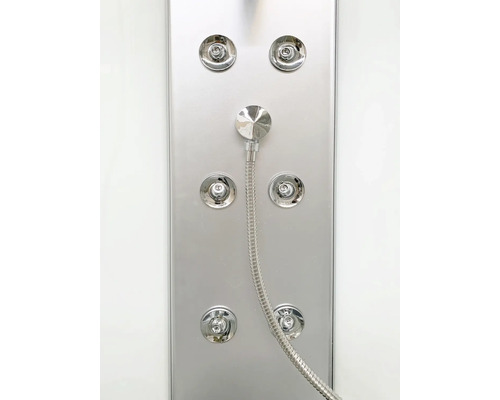 Duschpaneel mit Handbrause und Massagedüsen