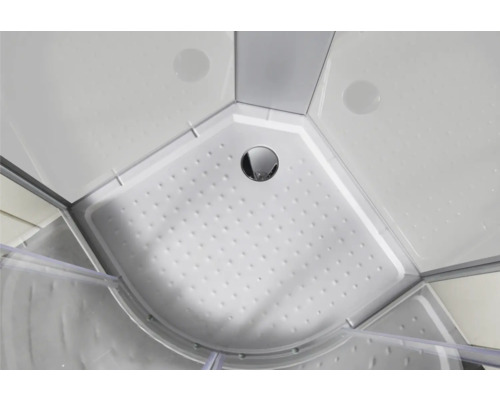 Eckige Duschwanne mit Abfluss