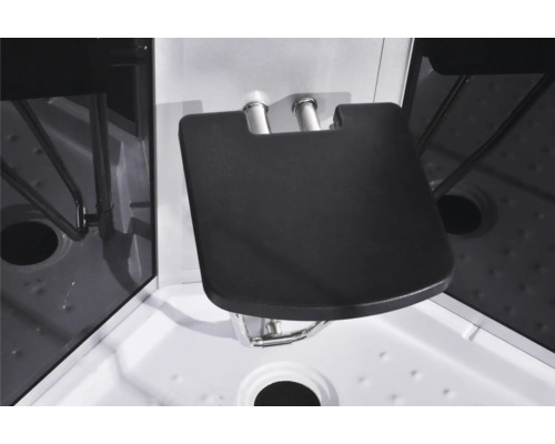 Duschsitz zur Wandmontage in einer Duschkabine