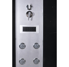 Duschpaneel mit Bedienelementen und Massagedüsen