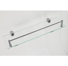 Glasablage mit Handtuchhalter