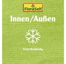 FloraSelf Logo. Geeignet für Innen- und Aussenbereiche. Frostbeständig.
