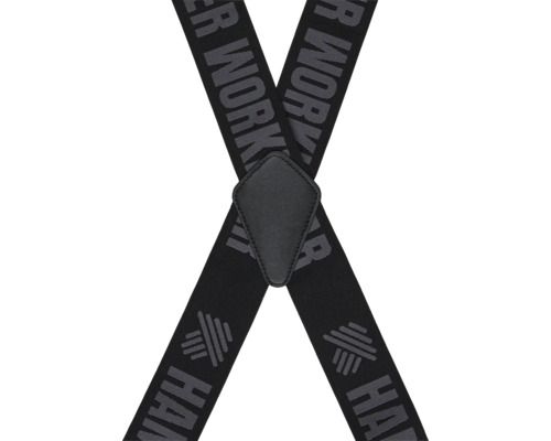 Hosenträger mit Firmenlogo