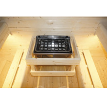 Saunaofen im Holzrahmen