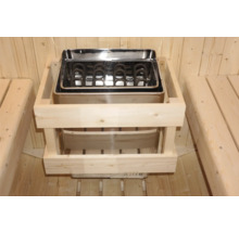 Saunaofen mit Holzrahmen