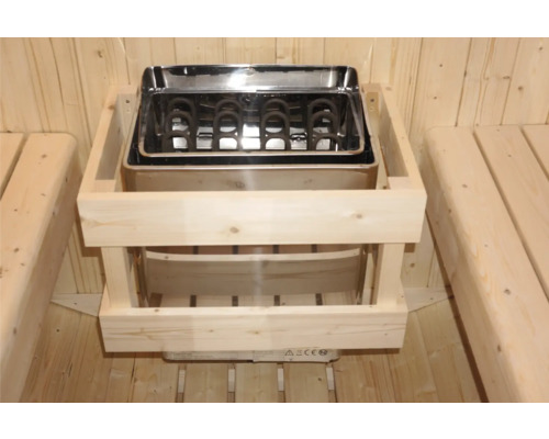 Saunaofen mit Holzrahmen