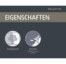 SoleVito Produkteigenschaften: transparent und kürzbar