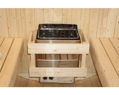 Saunaofen mit Holzverkleidung