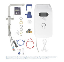 Grohe Blue Wassersystem mit Armatur und Installationsmaterial