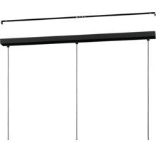 Schwarze Pendelleuchte mit Aufhängung