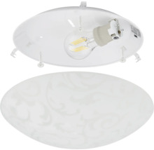 Deckenleuchte mit Lampenfassung und Dekor