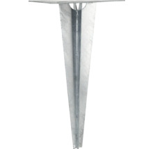 Einzelner Pfostenträger aus Metall zum Einbetonieren