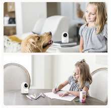 Überwachungskamera im Einsatz mit Hund und Kind