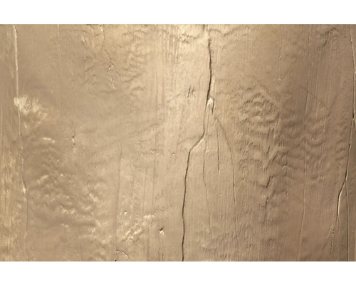Detailansicht einer strukturierten Oberfläche mit Holzmaserung und sichtbaren Rissen.