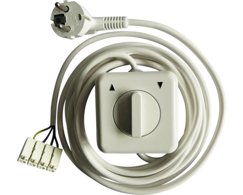 Anschlusskabel mit Stecker, Schalter und Verbindungsklemmen