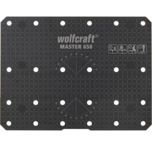 Wolfcraft Master 650 Werktischauflage mit Winkelanzeige und Raster