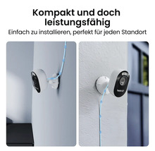 Zwei Überwachungskameras zur Wandmontage