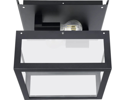 Deckenleuchte mit Glaseinsätzen