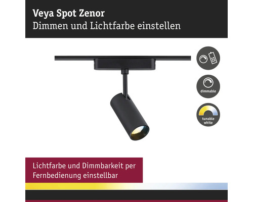 Veya Zenor Spotstrahler zur Montage an einer Schiene