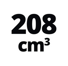 208 Kubikzentimeter