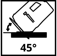 Symbol für 45 Grad Neigungswinkel