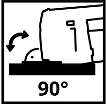 Symbol für 90 Grad Drehung