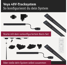 Veya 48V Schienensystem mit Zubehör zur individuellen Konfiguration