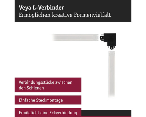 Veya L-Verbinder zur Eckverbindung von Schienen