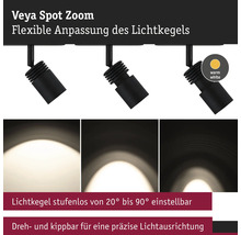 Veya Spot Zoom mit anpassbarem Lichtkegel und warmweißem Licht