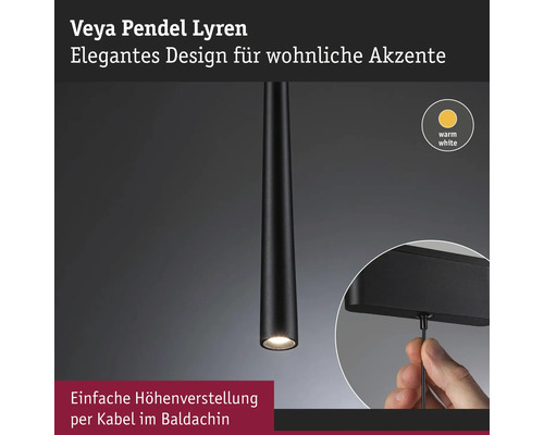 Veya Lyren Pendelleuchte mit Höhenverstellung