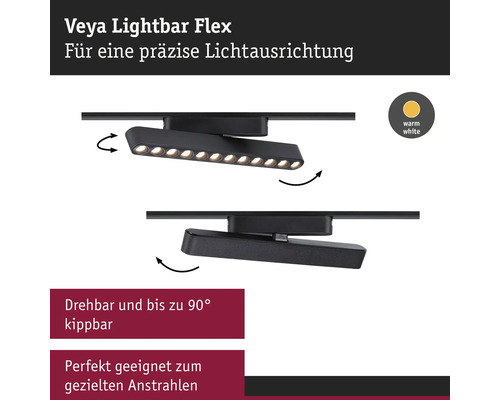 Veya Lightbar Flex mit warmweissem Licht zur präzisen Lichtausrichtung