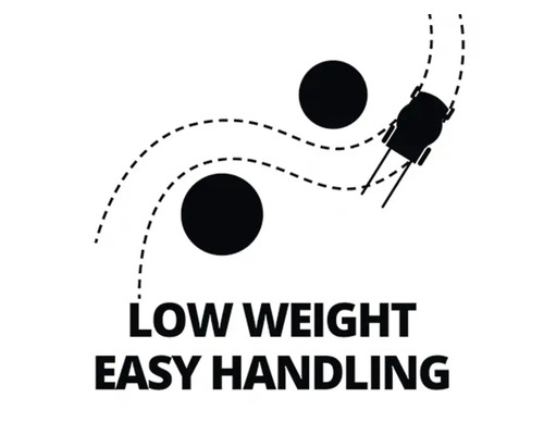 Symbol für geringes Gewicht und einfache Handhabung