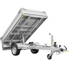Humbaur Anhänger mit gekippter Ladefläche