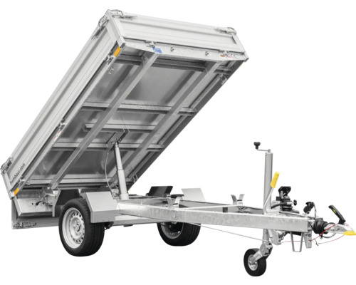 Humbaur Anhänger mit gekippter Ladefläche