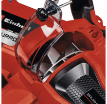 Detailansicht eines Häckslers mit offenem Gehäuse