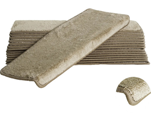 Mehrere Stufenmatten aus Teppich