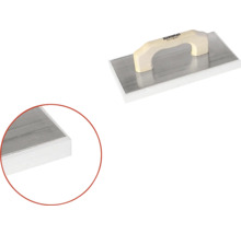 Rechteckiges Reibebrett mit Holzgriff für Putzarbeiten