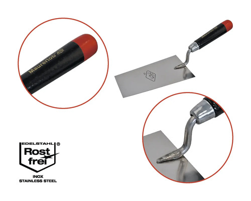 Maurerkelle mit Holzgriff und Stahlblatt