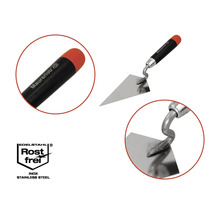 Maurerlob Fugenkelle mit Edelstahlblatt und Kunststoffgriff