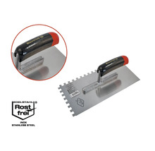 Zahnspachtel aus Edelstahl mit Griff