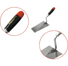 Maurerlob Traufel mit Stahlblatt und Kunststoffgriff