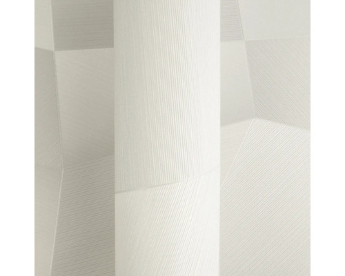 Vliestapete mit geometrischem Linienmuster und strukturierter Oberfläche.