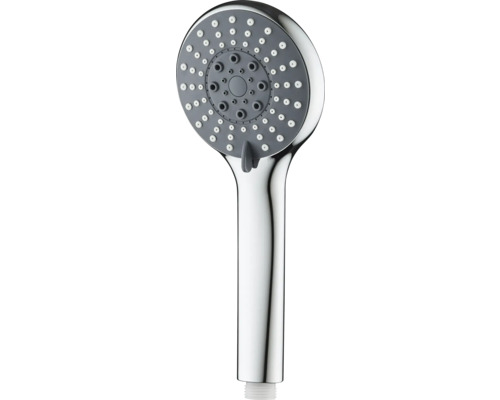 Handbrause aus Metall mit mehreren Strahlarten