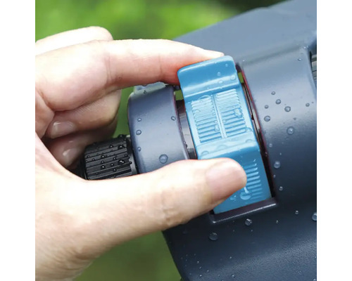 Hand bedient Regner zur Gartenbewässerung