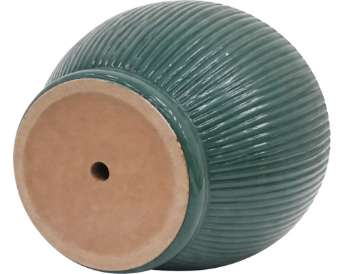 Blumentopf aus Keramik mit Drainageloch