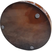 Runde Holzplatte mit Füßen